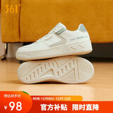 361°运动女鞋秋冬季学生复古厚底增高小白休闲板鞋子女682116601F-10