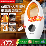 荣事达（Royalstar）石墨烯取暖器家用母婴级暖风机无叶电暖气遥控电暖器电热风扇小太阳室内洗澡加热烤火器 NTC-2015D