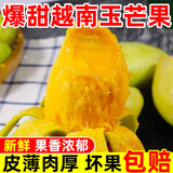 鲜福林现货越南进口玉芒青芒水果当季新鲜甜心芒果大芒果包邮 净重4.5斤(单果200g起)
