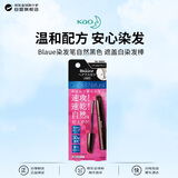 花王（KAO）Blaue染发笔自然黑色 遮盖白染发棒临时速干补染进口