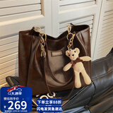 爱情海牛皮包包女包托特包大容量单肩高端品牌生日圣诞礼物送女生女友