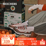 斯凯奇（Skechers）奶茶熊女鞋秋季厚底增高老爹鞋百搭熊猫鞋休闲运动鞋149906