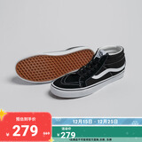 VANS范斯官方 SK8-Mid黑色街头风经典男鞋女鞋板鞋运动鞋 黑色 36