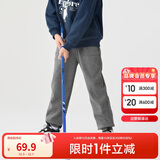 巴拉巴拉童装儿童裤子男童女童加绒长裤冬保暖运动休闲束脚裤208424108217