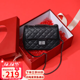 viney牛皮包包女包品牌链条包轻奢单肩斜挎包生日圣诞礼物送女生女友