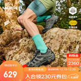 迈乐（Merrell）官方店男女款户外登山徒步鞋减震MOAB 3迈越者轻量防滑耐磨透气 J035881黑灰（男） 41