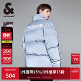 杰克·琼斯（JACK&JONES） 冬季新款时尚百搭宽松立领保暖潮反光休闲羽绒服外套男224412016