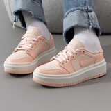 Jordan女 厚底休闲鞋 乔丹 AJ1高级感潮流运动鞋 DH7004-800粉40
