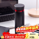 乐扣乐扣（LOCK&LOCK）菲特旋转盖轻量杯保温杯学生商务水杯450ml黑红 LHC4131BKR