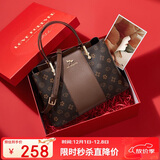 红蜻蜓包包女包2025新款牛皮斜挎妈妈手提包送老婆女友生日礼物礼盒