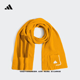 adidas简约舒适保暖针织运动围巾男女阿迪达斯官方 亮金色 OSFM