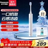 松下（Panasonic）电动牙刷男士女士专用 去渍护龈双效清洁 滑屏解锁可视化电量 情侣电动牙刷 生日礼物送男友送女友 EW-DC20-W 白