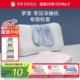 罗莱家纺 纯色枕套 A类可水洗抗菌超柔枕头套单只装 深睡枕套蓝