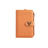 鹿师傅护照钱包一体出国多功能防盗刷旅行收纳挂脖证件便携护照夹零钱包 棕色（带挂脖绳）