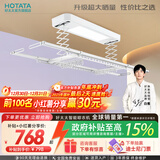 好太太（Hotata） 电动晾衣架智能自动升降晒被阳台晾衣架室外衣服架伸缩晾衣杆 【46孔大晒量】D11-Z白色T