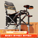 佳之钓全地形钓椅新款钓鱼椅台钓椅多功能便携铝合金躺椅钓台 6档调节【升级加宽加固】套餐二