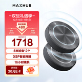 领效视频会议全向麦克风解决方案/免驱无线连接蓝牙扬声器套装/适用10-30人50㎡会议室 BM22*2