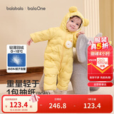 巴拉巴拉儿童轻薄羽绒服男女童冬装连体衣2025造型可爱趣味萌208425120203