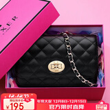 金狐狸（FOXER）牛皮女士包包女包大容量单肩包斜挎包小包圣诞节礼物送女友女生