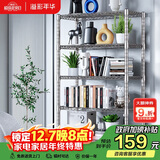 溢彩年华 厨房置物架落地仓储货架家用阳台铁艺储物架收纳架子五层2801SR