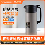 象印（ZO JIRUSHI）原装进口保温壶大容量真空家用热水瓶暖瓶手提壶JAE保冷壶暖水壶 JAE18-灰色 1.8L