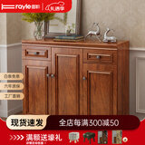 雷勒鞋柜新中式简约现代门厅柜客厅收纳柜子储物柜多功能美式玄关柜 403款120*34.3*100cm