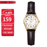 卡西欧（CASIO）指针系列防水时尚简约石英学生表女士手表情人节礼物送女友 皮带LTP-1094Q-7B5