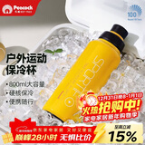 孔雀（Peacock）大容量运动杯 不锈钢水杯 便携保温杯保冷杯