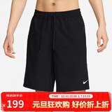 耐克NIKE男子春夏梭织短裤 运动休闲 凉爽轻便FN2999-010黑色 XL
