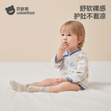 贝肽斯婴儿包屁衣秋冬新款长袖新生幼儿衣服满月宝宝连体哈衣纯棉