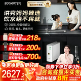 怡口净水（ECOWATER）净水器水晶1000G家用厨下直饮RO膜反渗透0阻垢剂0双酚A国家补贴高品质母婴级ERO152-3