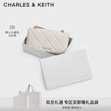 CHARLES&KEITH质感菱格链条小方包钱包斜挎包包女包生日圣诞礼物CK6-10680924