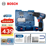 博世（BOSCH） 手电钻充电电钻电动螺丝刀锂电池家用工具箱全套套装GSR120-LI 【万向起拧塑盒套装】
