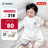bebebus婴儿睡袋春秋冬恒温儿童睡衣四季通用分腿防踢被 彩虹加棉秋冬款（室温16-20℃） L【90码 建议身高90-105CM】