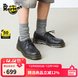 马丁博士（Dr.Martens）1461 Y女新款爆款舒适休闲入门款薄底单鞋 黑色 38