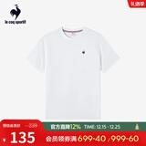 乐卡克法国公鸡夏季圆领短袖T恤 L242UECA0301 瓷白色 2XL