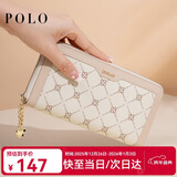 POLO手包女士钱包女长款卡包手拿包女多卡位钱夹印花女包生日礼物