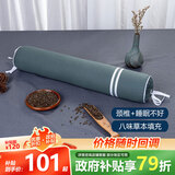 蜀国御八味草本圆柱颈椎枕头荞麦壳决明子舒适睡眠糖果枕单人硬枕成人