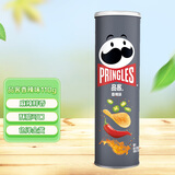 品客（Pringles）桶装薯片罐装马铃薯片香辣味110g 休闲零食膨化食品