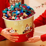 诺梵松露巧克力五路财神桶600g 婚庆喜糖伴手礼生日礼物女礼品送礼