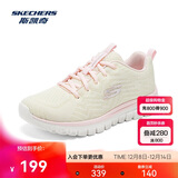 斯凯奇男女鞋跑步鞋旅游鞋透气运动妈妈舒适健步鞋12615