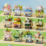 TaTanice街景积木6-12岁儿童小颗粒建筑拼装模型摆件拼图玩具男孩新年礼物