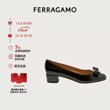 菲拉格慕（Ferragamo）女士Vara蝴蝶结高跟鞋 0591963_1D _ 75 七夕礼物送女友