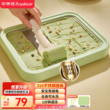 荣事达（Royalstar）炒酸奶机炒冰机制冰神器冰淇淋机家用酸奶机儿童diy免插电316不锈钢防尘防串味上盖CB07A(绿)