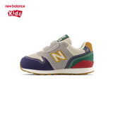 NEW BALANCE nb童鞋小中童0-7岁经典拼接透气舒适防滑休闲软底跑步运动鞋996 浅灰/藏青/绿色996JO3 26 （脚长15cm）