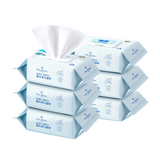 1号会员店（One's Member） 加厚婴儿手口湿巾 无香型100%天然湿纸巾80片*6包