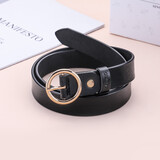 卡帝乐鳄鱼女士皮带金属腰链细简约百搭链子装饰裙带配饰时尚腰带新年礼物