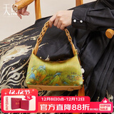 PmSix女包包妈妈新年礼物送母亲新中式国风手提旗袍真丝轻奢单肩斜挎包