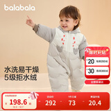 巴拉巴拉婴儿羽绒服冬季连体衣男女童爬服萌200424120206