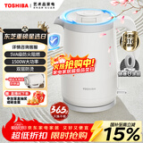 东芝（TOSHIBA）水物语安全倾倒防侧漏水壶防烫烧水壶电热水壶316L不锈钢1.5升大容量 KT-15DRSC